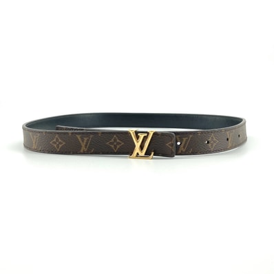LOUIS VUITTON(ルイ・ヴィトン) サンチュール LVアイコニック イニシャルバックル リバーシブル R20415 ベルト ブラウン