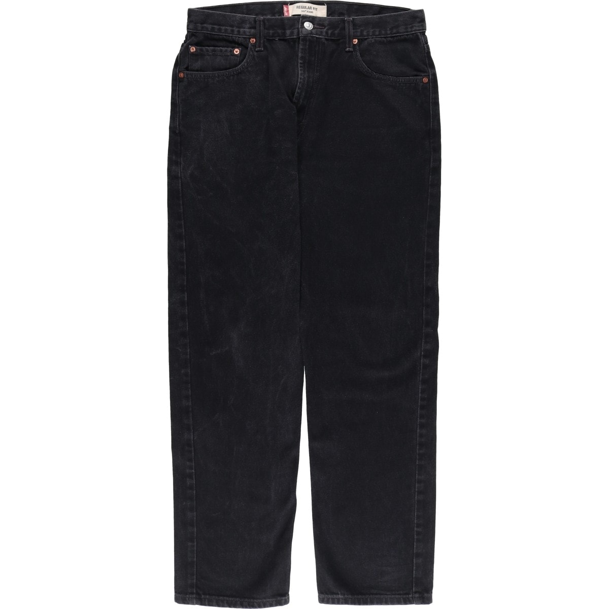 古着 リーバイス Levi's 505 REGULAR FIT ブラックデニム テーパードデニムパンツ メンズw34相当/eaa614663