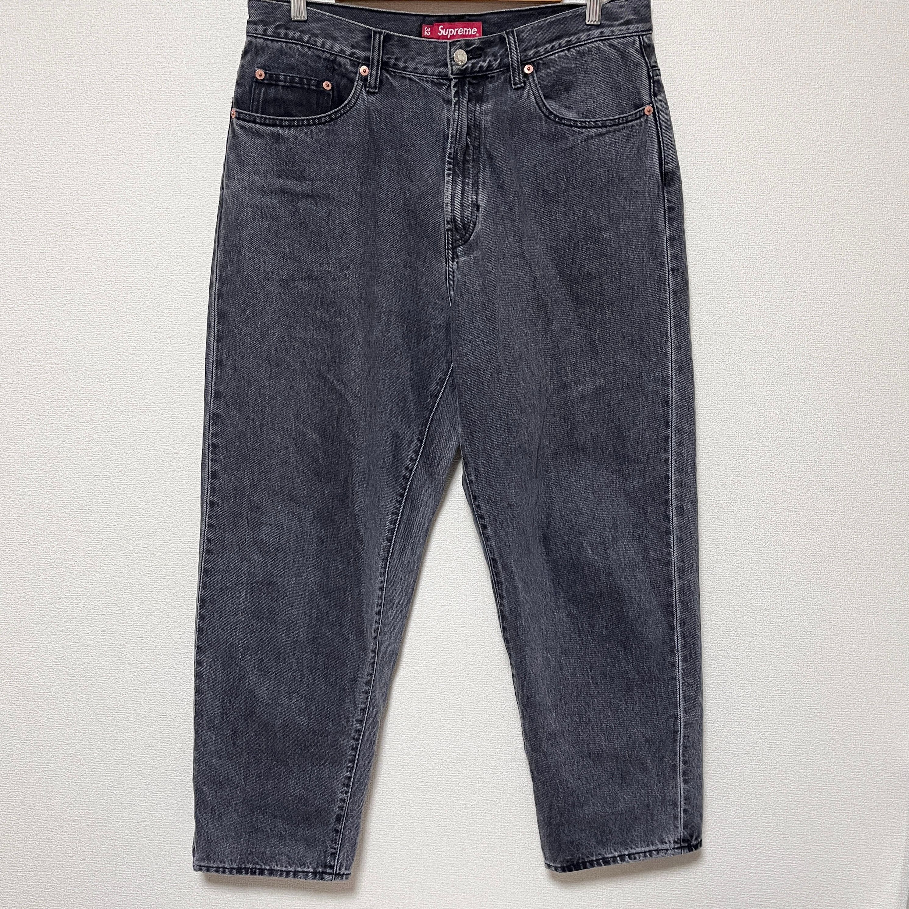 Supreme Baggy Jean "Washed Black" (23SS)