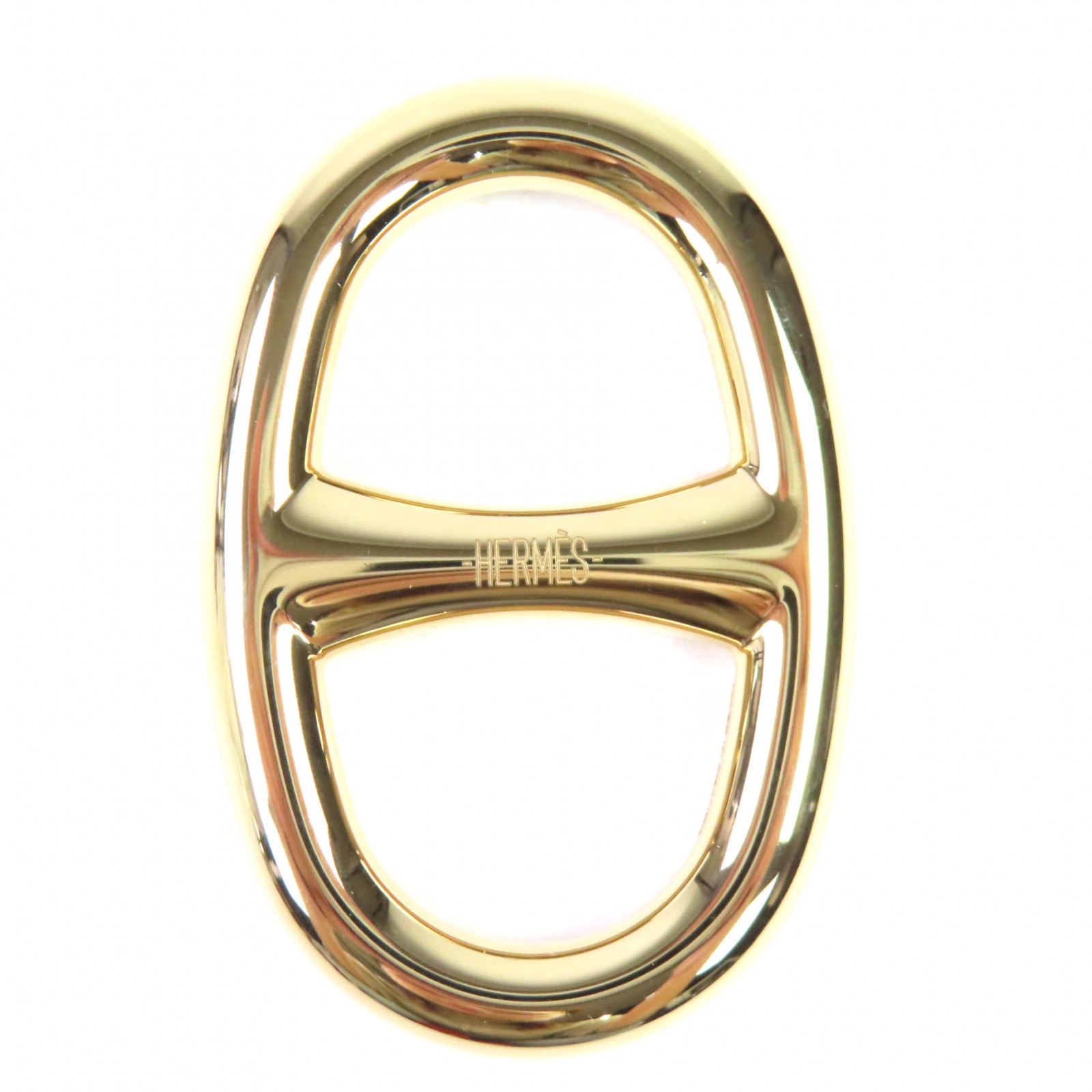 未使用品 エルメス スカーフリング ゴールド レディース