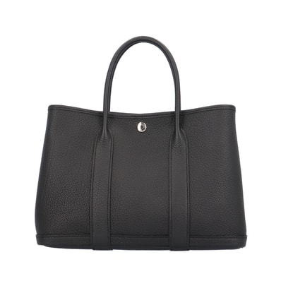 エルメス ガーデンパーティTPM トートバッグ ネゴンダ ブラック レディース HERMES 中古