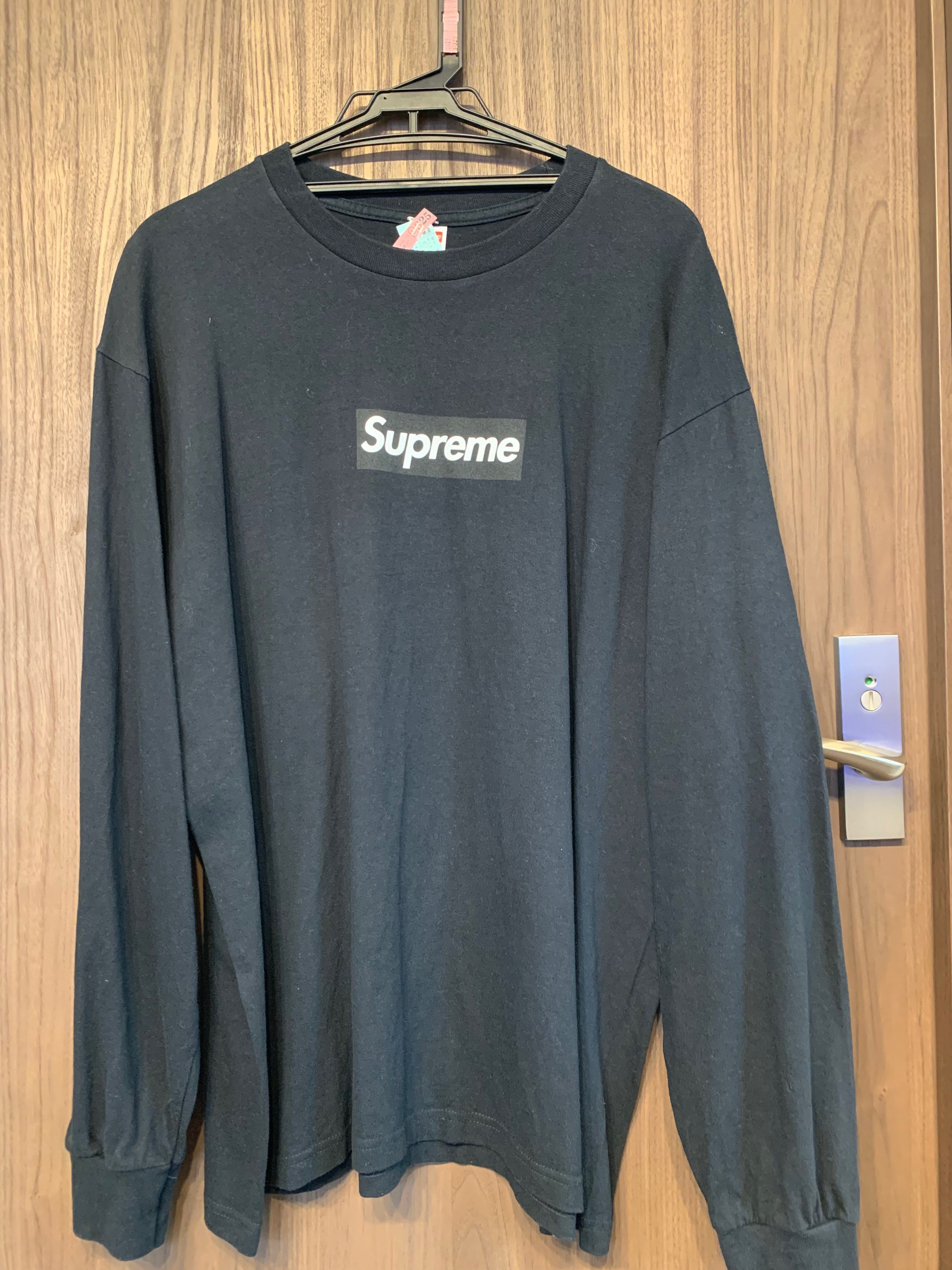 Supreme Box Logo L/S Tee "Black"