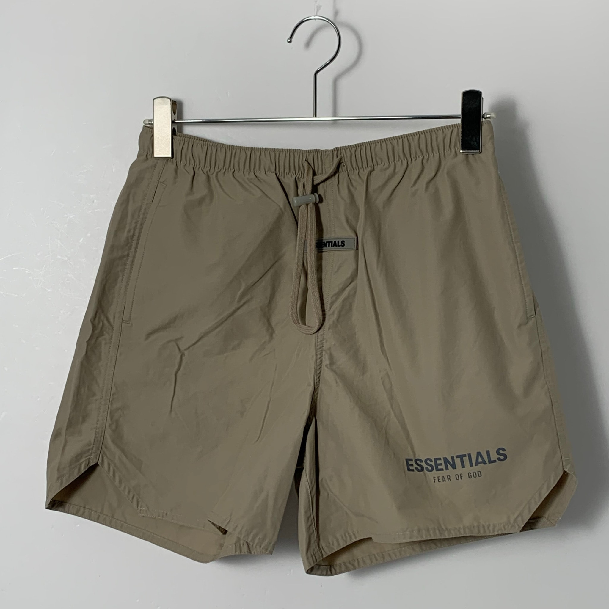 FEAR OF GOD ESSENTIALS Nylon Active Shorts "Tan"