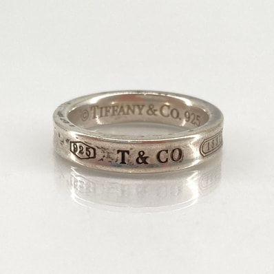 TIFFANY&Co.(ティファニー) ナローリング Ag925 #9号 リング・指輪 シルバー