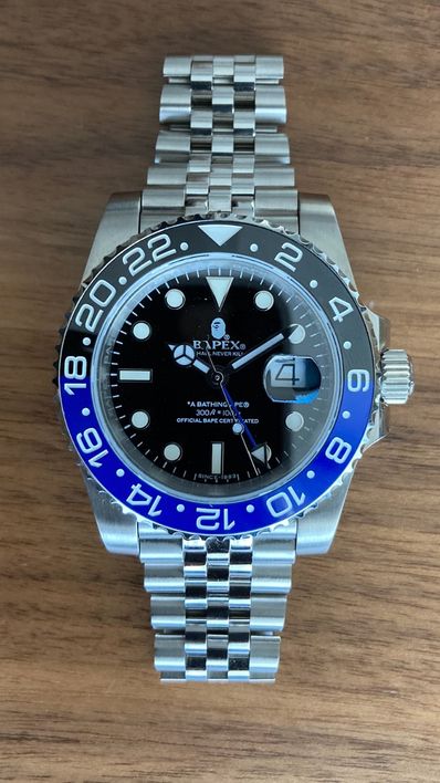 A BATHING APE TYPE 2 BAPEX® "Black Blue"