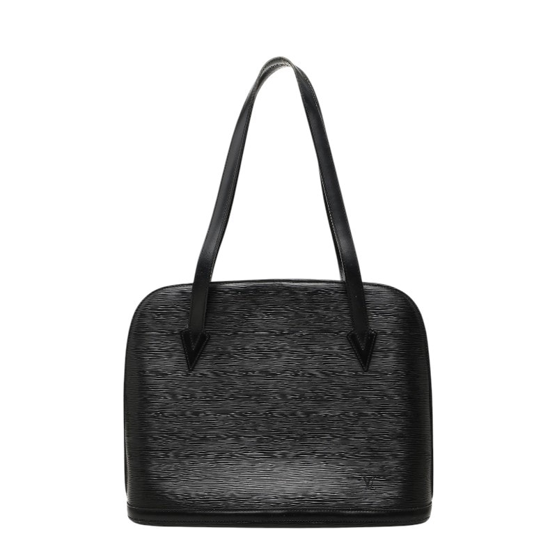 ルイ ヴィトン エピ リュサック トートバッグ ショルダーバッグ M52282 ノワール ブラック レザー レディース LOUIS VUITTON 中古