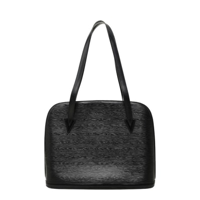 ルイ ヴィトン エピ リュサック トートバッグ ショルダーバッグ M52282 ノワール ブラック レザー レディース LOUIS VUITTON 中古