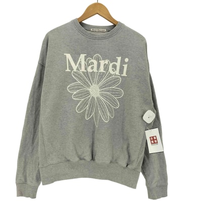 SWEATSHIRT FLOWERMARDI ロゴプリント クルーネックスウェット【1143073362800】