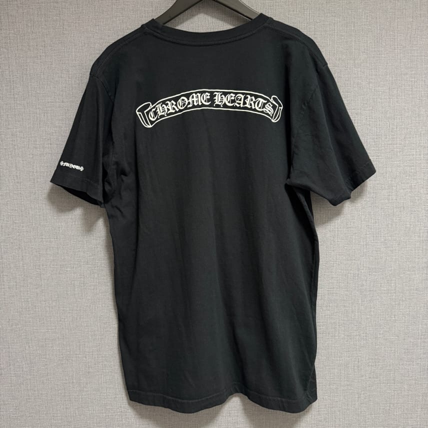 B (目立った傷や汚れなし)】Chrome Hearts Scroll Label Print T-Shirt B (目立った傷や汚れなし)】Chrome Hearts Scroll Label Print T-Shirt