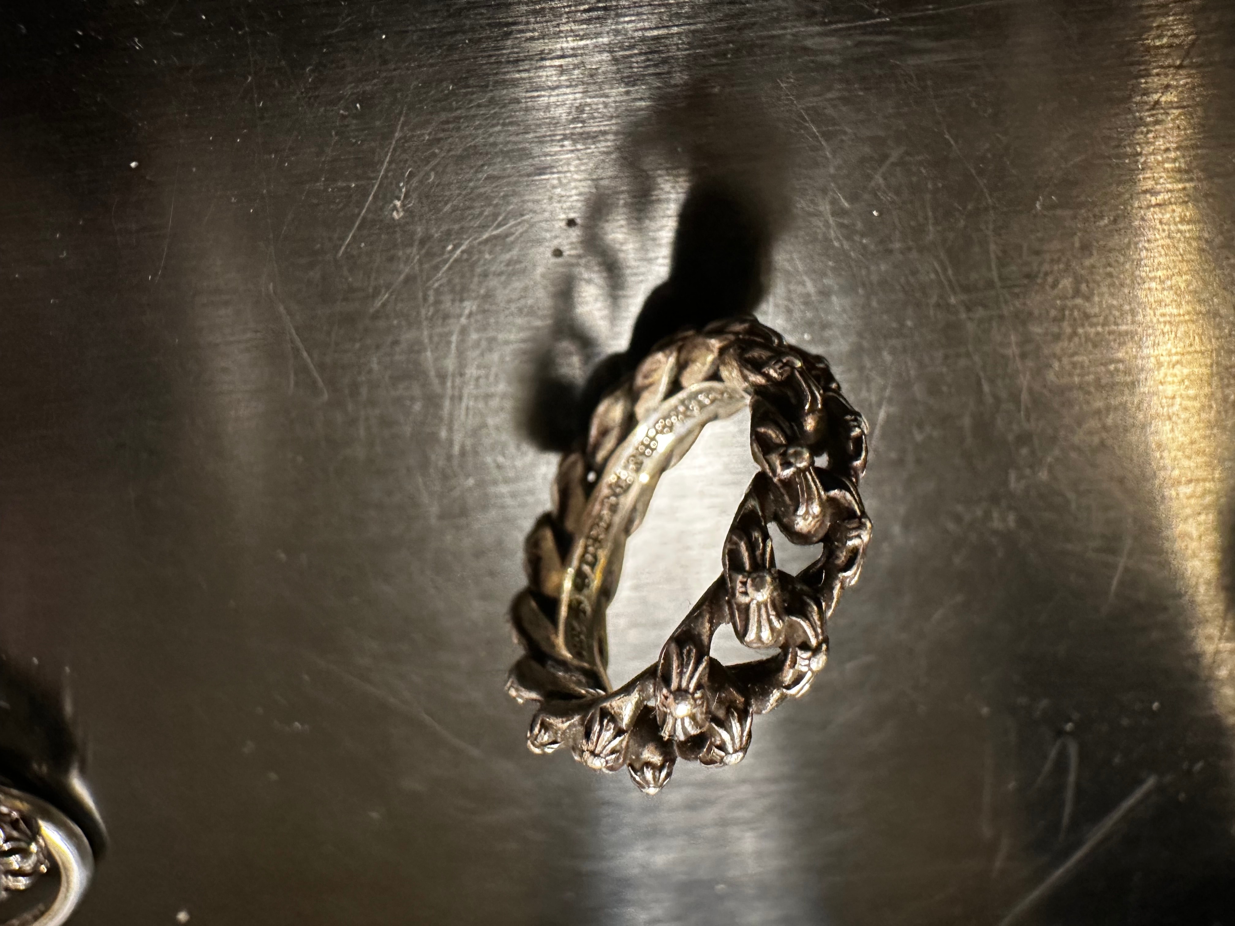 Chrome Hearts Extra Fancy Small Ring "Silver"