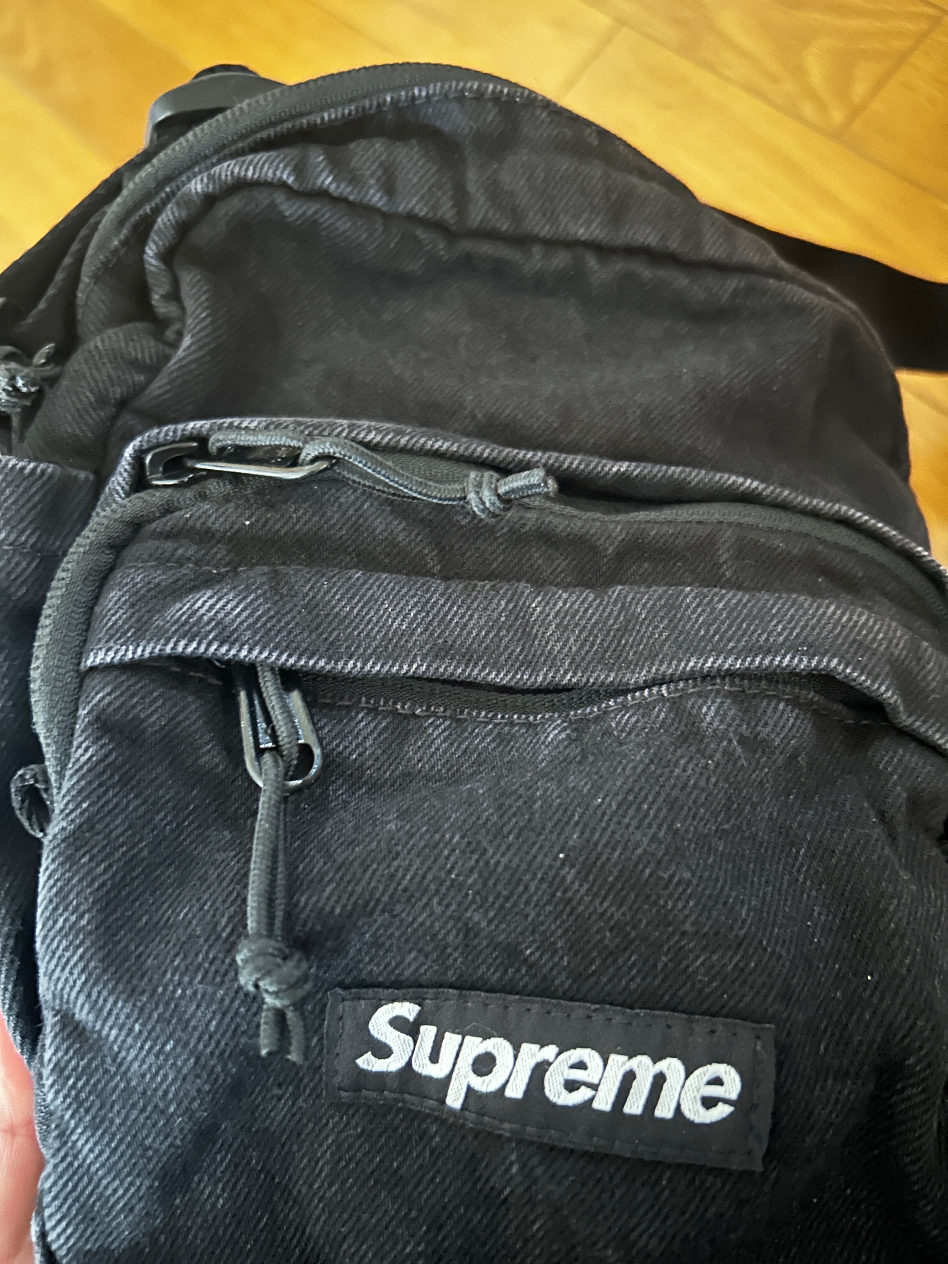 Supreme Denim Shoulder Bag 