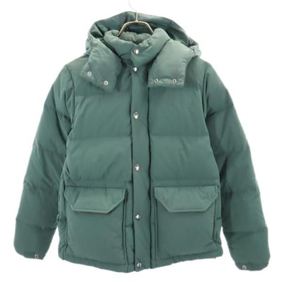 THE NORTH FACE ザノースフェイス NDW91847 ダウンジャケット M 緑系 フード