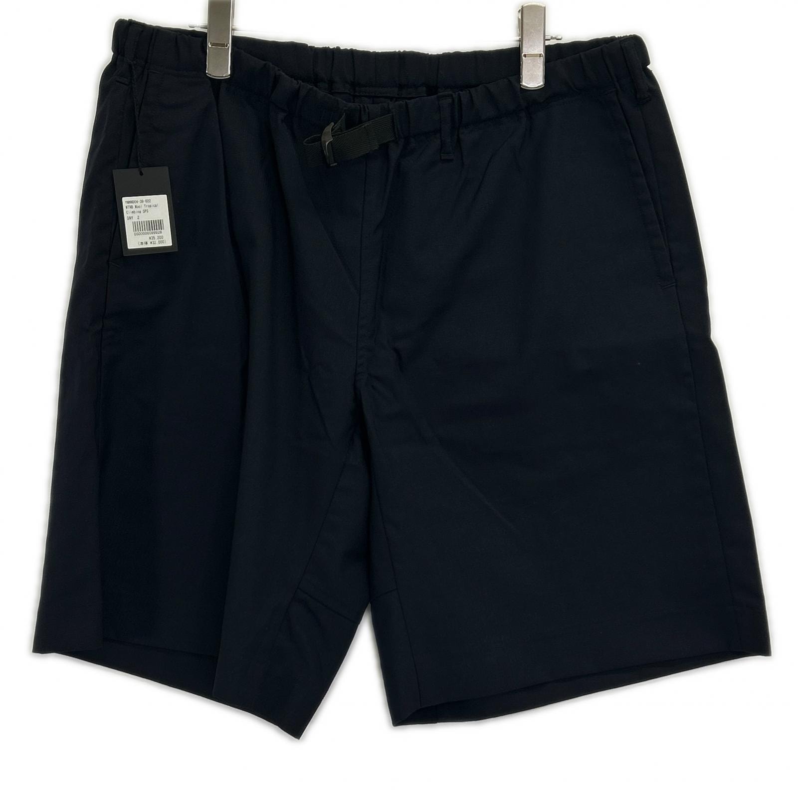 マインデニム YWMND04-39-022 ネイビー Wool Tropical Climbing SPS ショートパンツ 2