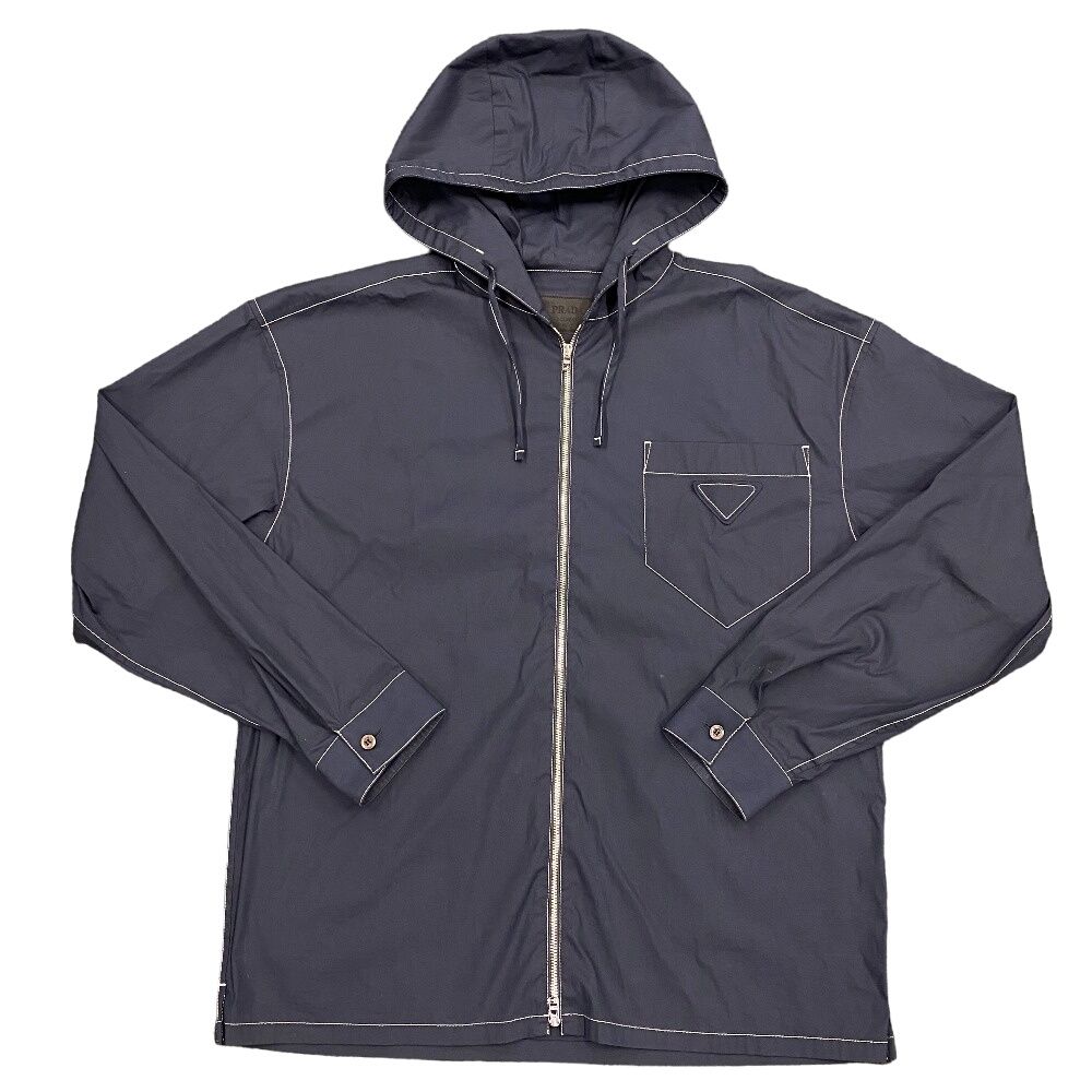 プラダ PRADA パーカー 23SS XS SC686 ネイビー