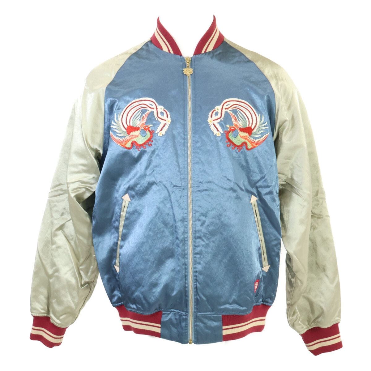 オニツカタイガー OKJ117 阪神淡路大震災復興10周年記念 スカジャン L