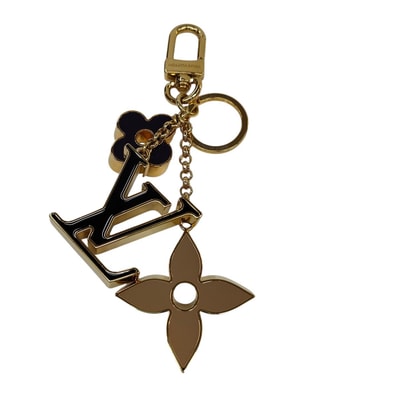 【値下げ】LOUIS VUITTON ルイ・ヴィトン フルールドゥ チャーム M01652 GP ゴールド レディース【中古】