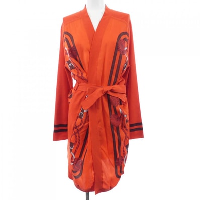 エルメス HERMES ツイルレーヌ ロングカーディガン