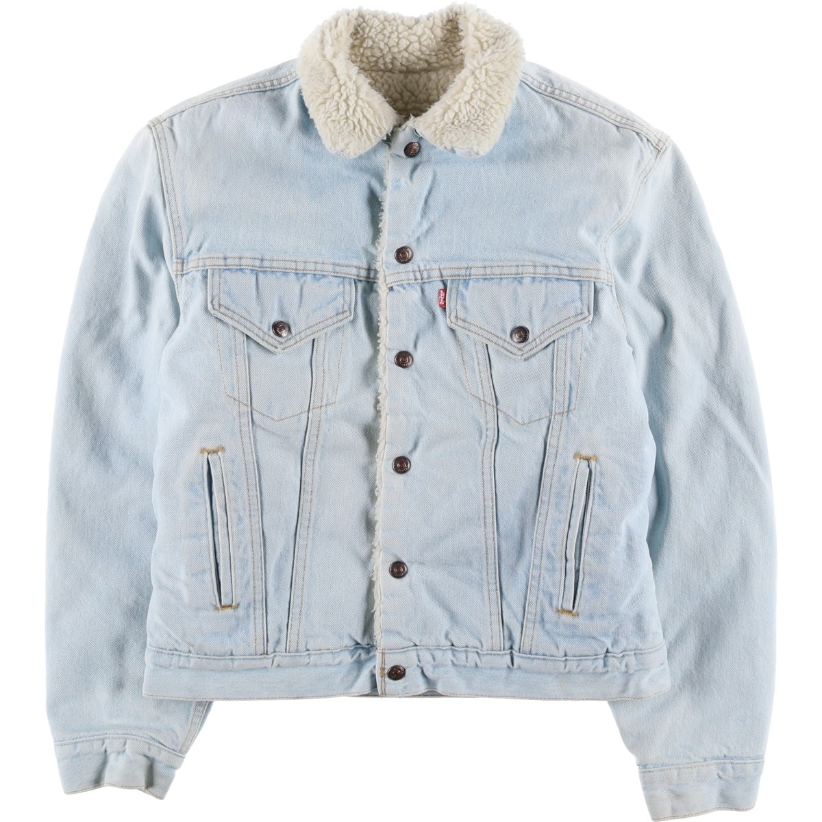 古着 ~90年代 リーバイス Levi's SAN FRANCISCO 中綿入り デニムボアジャケット メンズM相当 ヴィンテージ/eaa619729