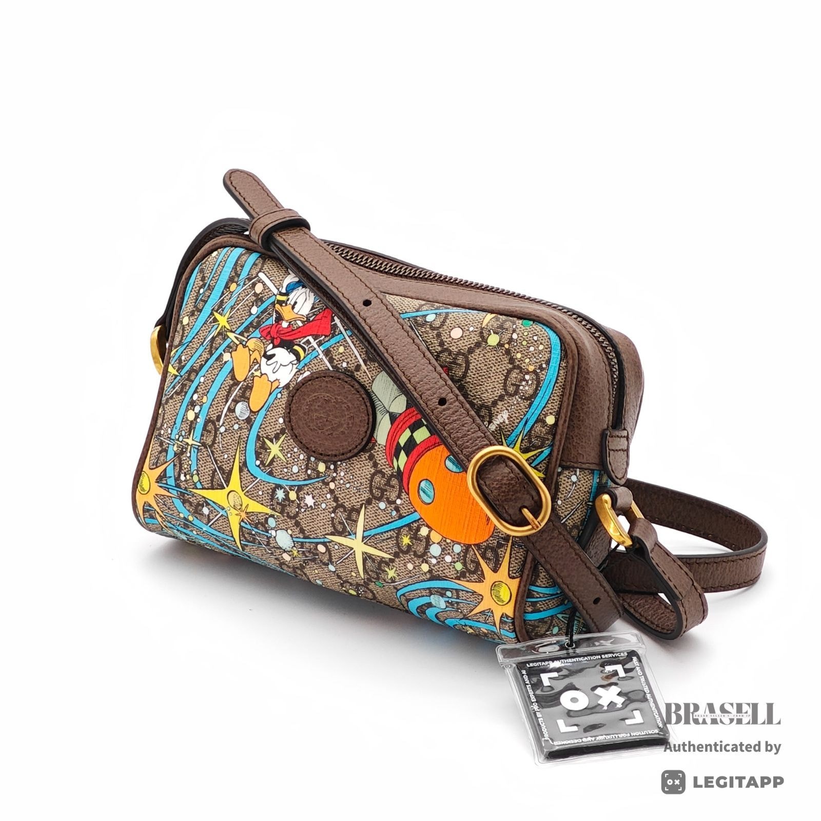 GUCCI グッチ ドナルドダック GGスプリーム ドナルドダック 648124 493075 ショルダーバッグ Canvas Beige レディース