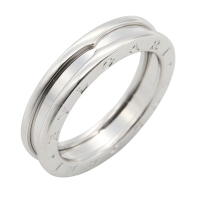 ブルガリ BVLGARI B-zero1 ビーゼロワン リング 1バンド リング・指輪 ジュエリー K18WG(ホワイトゴールド) メンズ レディース シルバー系 346566 【中古】