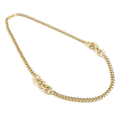 ジバンシィ GIVENCHY ネックレス メタル ゴールド ユニセックス【中古】 r11440a