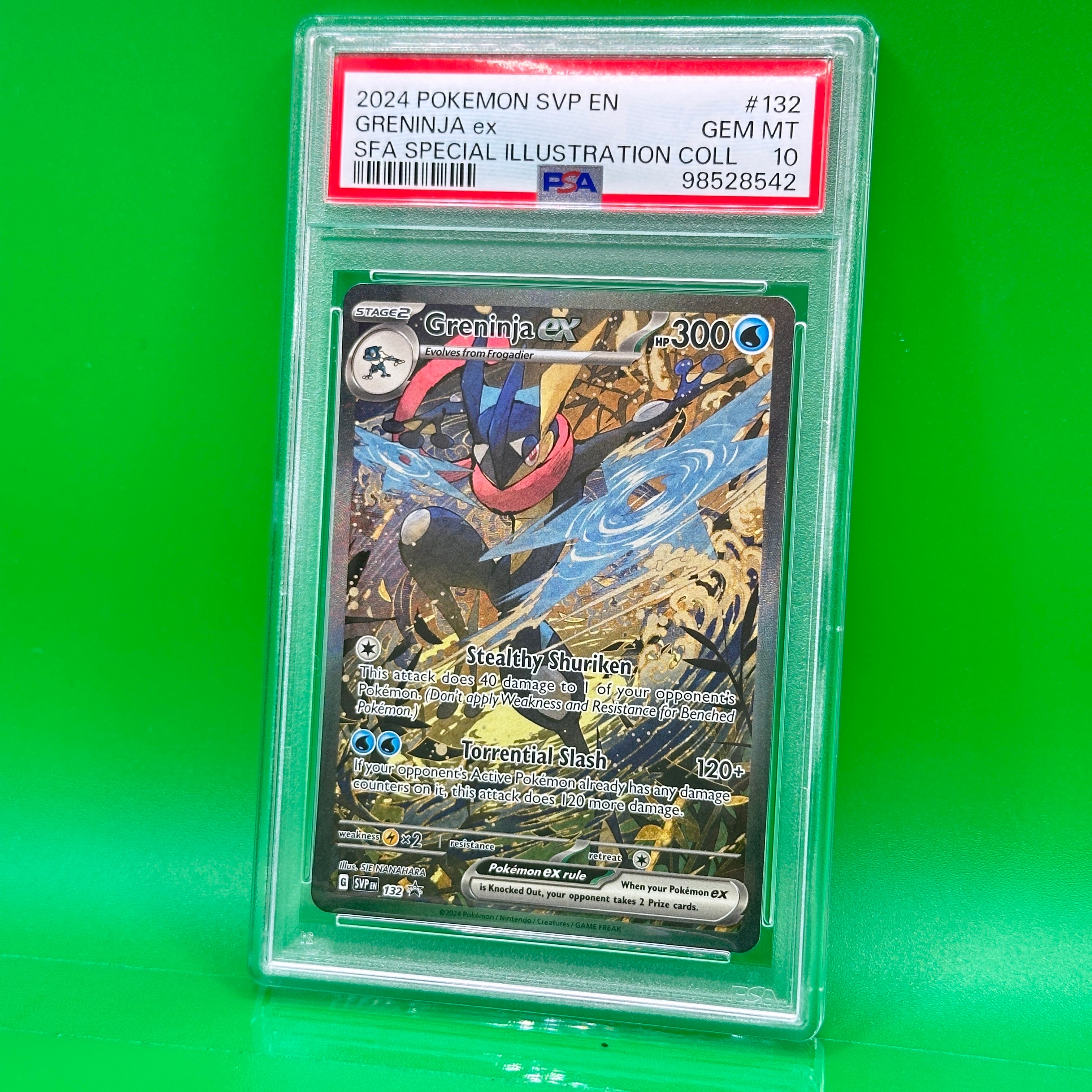 ゲッコウガex P [SVP EN 132]【英語版】(スカーレット&バイオレット「シュラウデッドフェイブル ゲッコウガex スペシャルイラストレーション コレクション」)