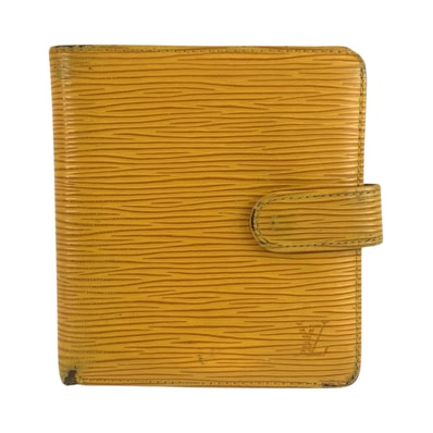 Louis Vuitton Portebier Compact Epi "Tassili Yellow"