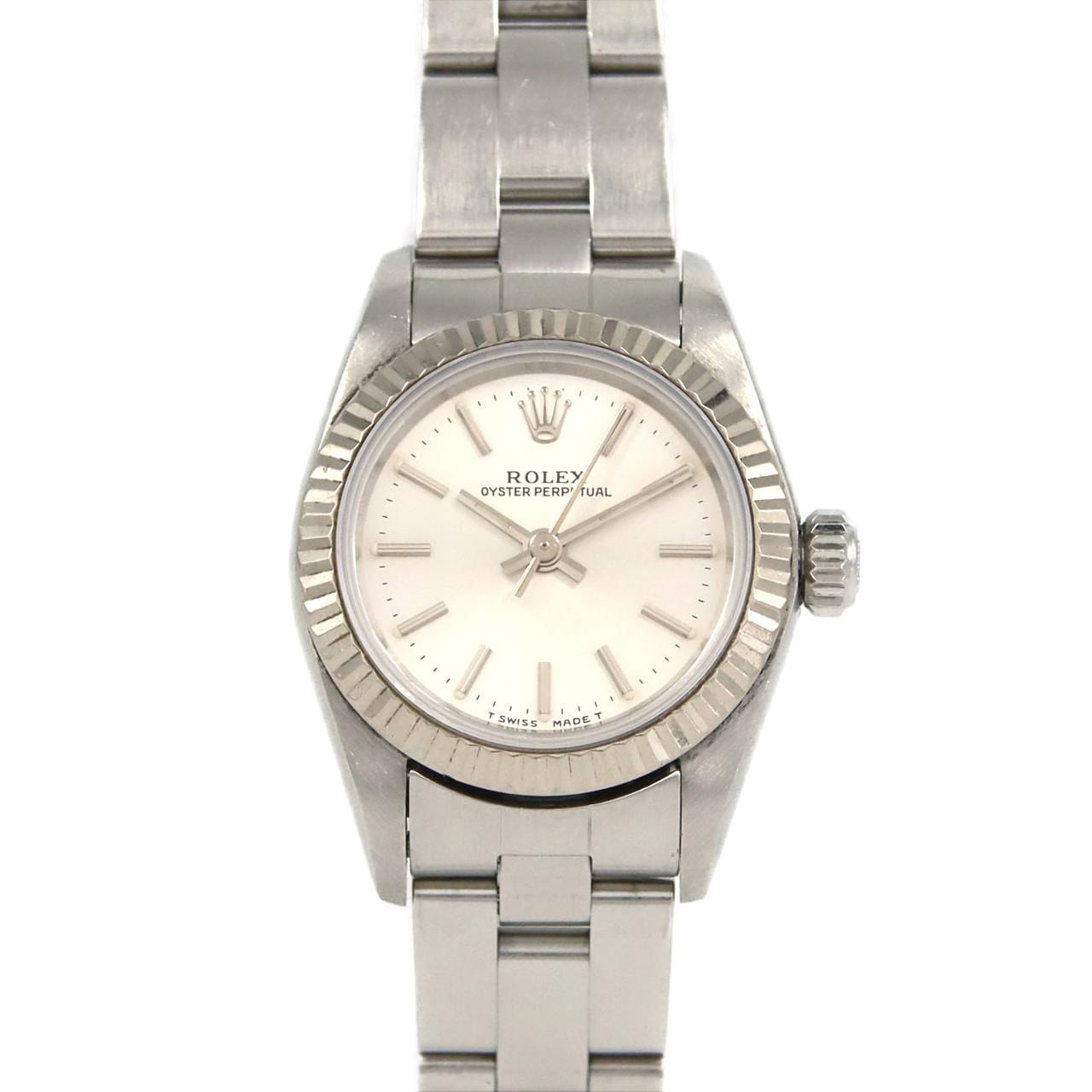 【ノーメンテナンス還元価格】ロレックス オイスターパーペチュアル 67194・3 SSxWG 自動巻 U番