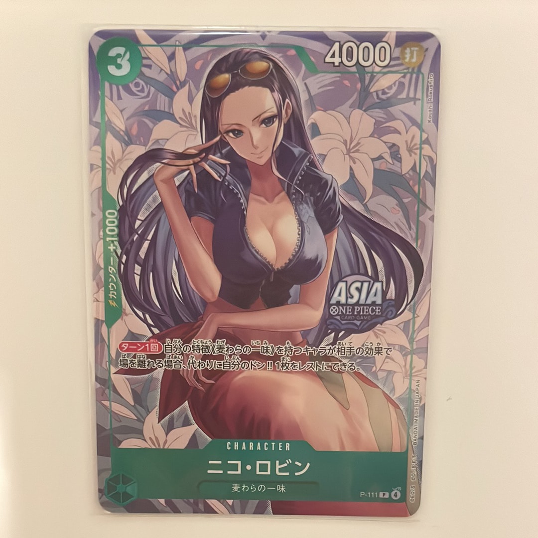 PSA10】ニコ・ロビン P [P-111]【アジア版】(プロモーションカード