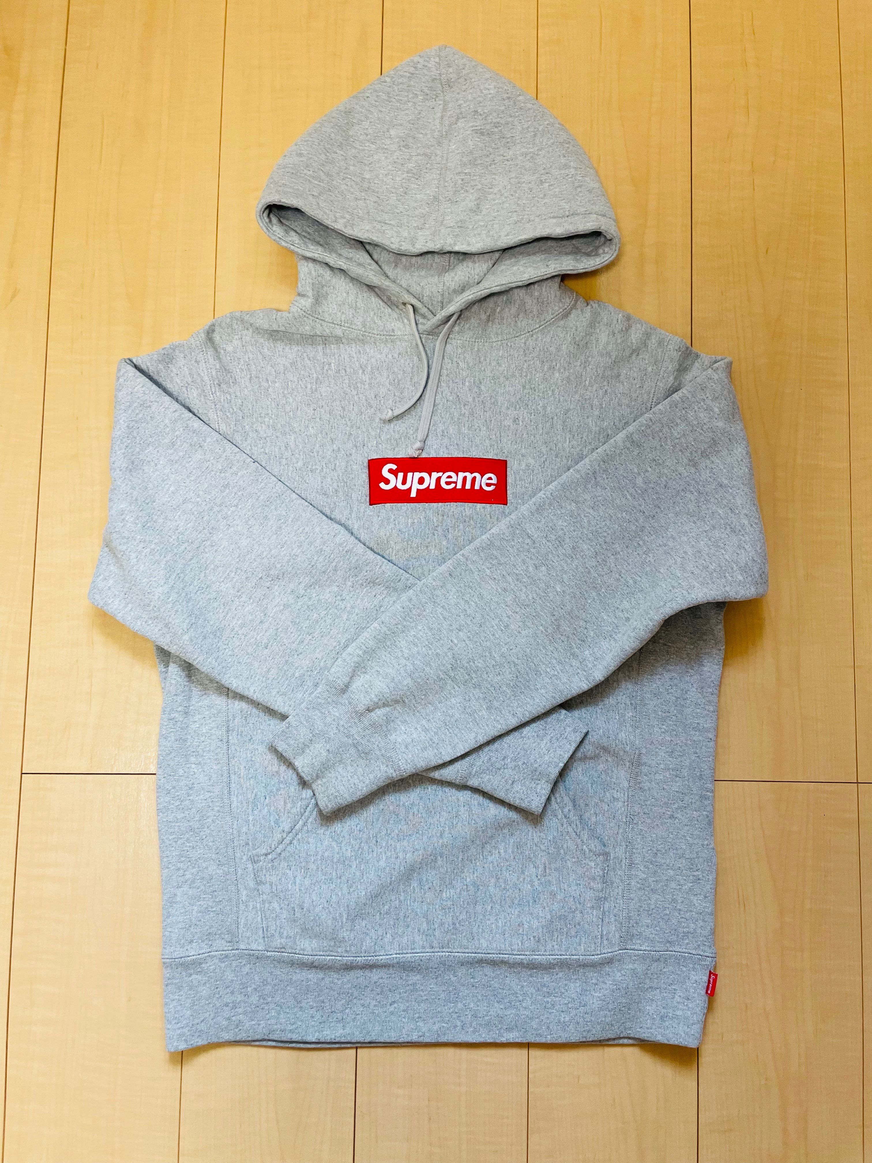 Supreme Box Logo Hooded Sweatshirt "Heather Grey" (16FW)
