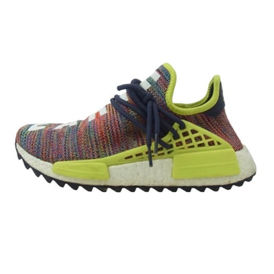 アディダス スニーカー × Pharrell Williams ファレル・ウィリアムス adidas Originals Human Race NMD Trail オリジナルス ヒューマン レース NMD トレイル ローカット マルチカラー【中古】