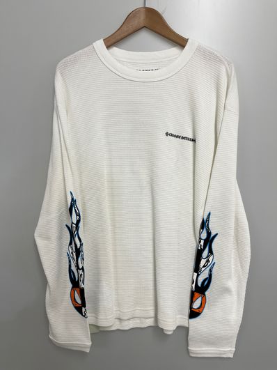 Chrome Hearts Matty Boy Sinister Thermal L/S T-Shirt "White"
