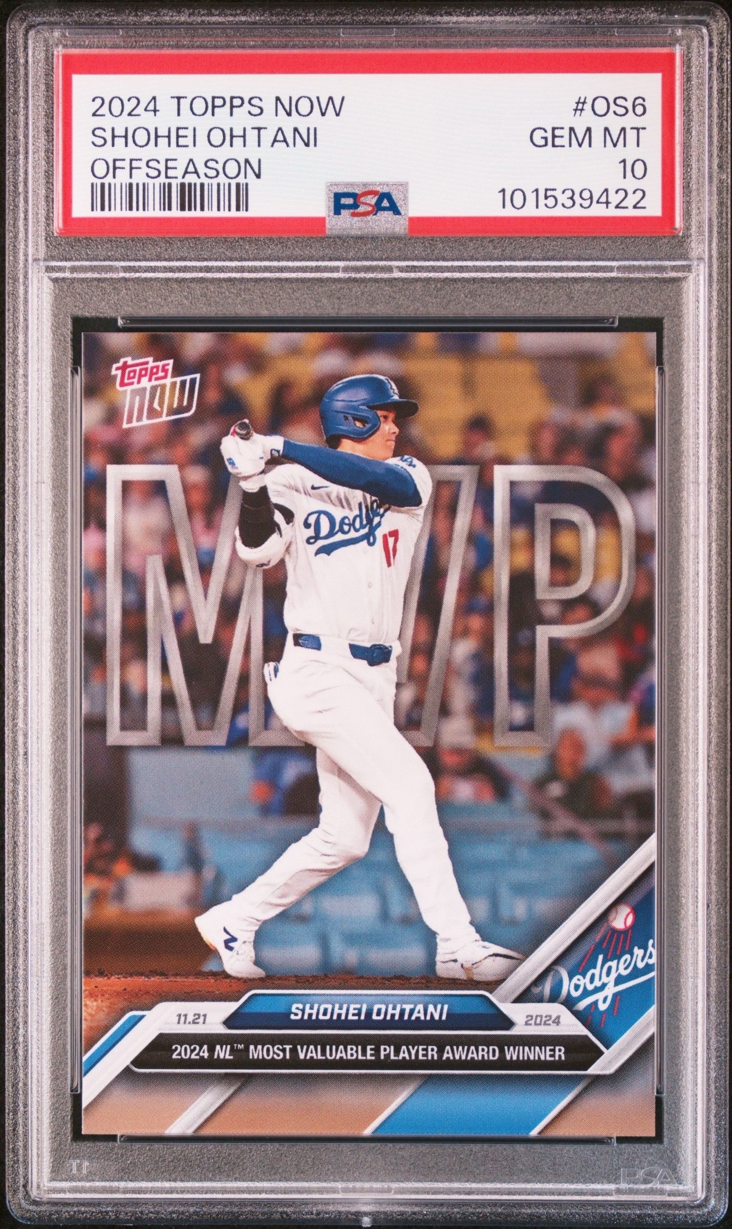 大谷翔平 [OS-6](2024 MLB トップスナウカード「LOOK FOR RELICS and AUTO-RELICS」)