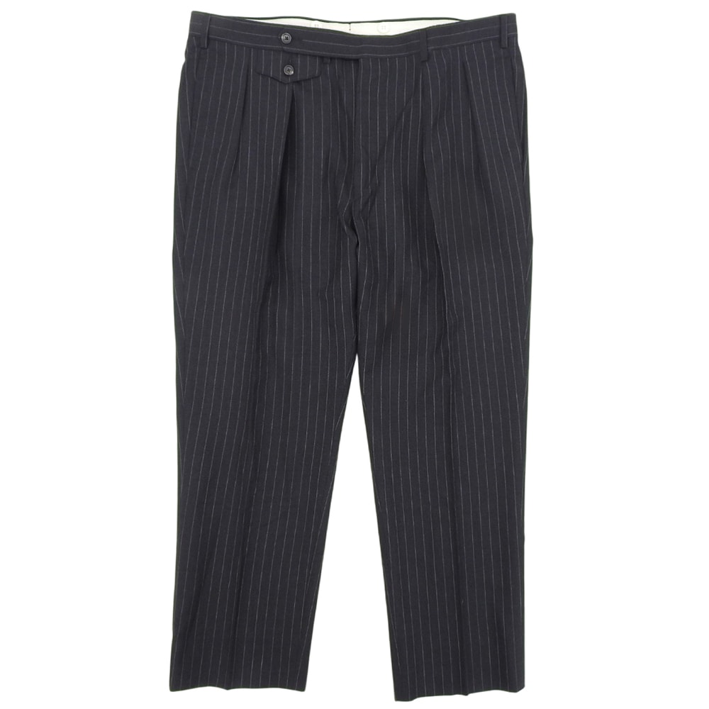 ポロ ラルフローレン ウール ストライプ パンツ ボトムス メンズ グレー ―