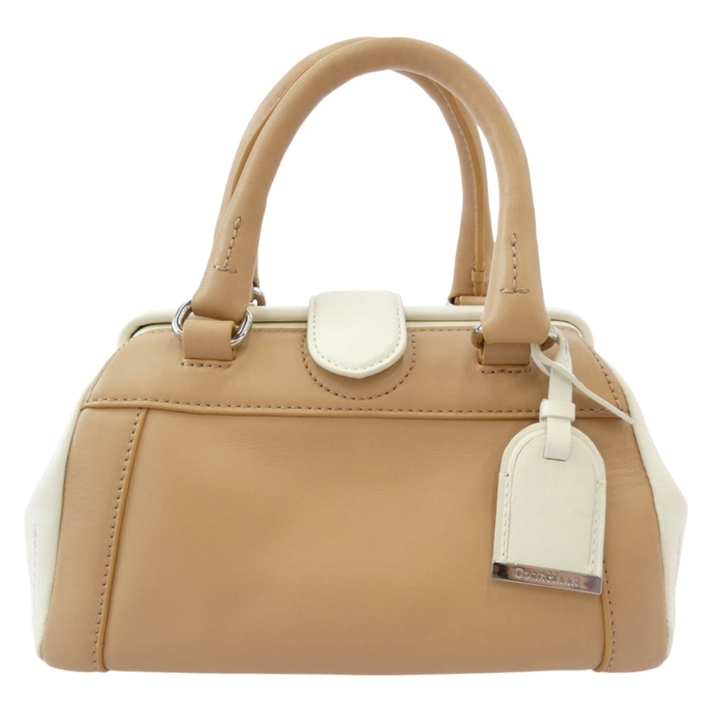 COLE HAAN コールハーン その他バッグ two tone bag 2トーン 2WAY レザー ショルダー バッグ ベージュ系 オフホワイト系【中古】