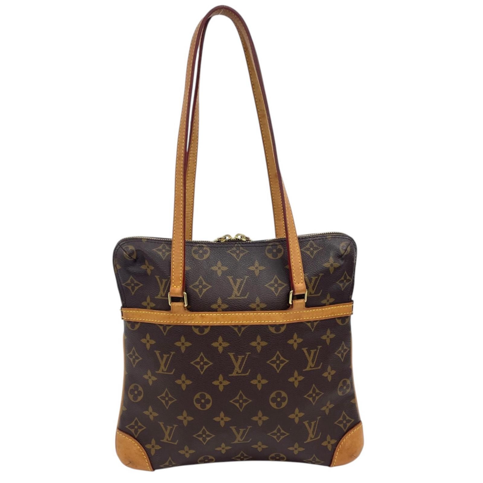 ルイヴィトン クーサンGM モノグラム ショルダーバッグ モノグラムキャンバス M51141 ブラウン レディース LOUIS VUITTON 中古