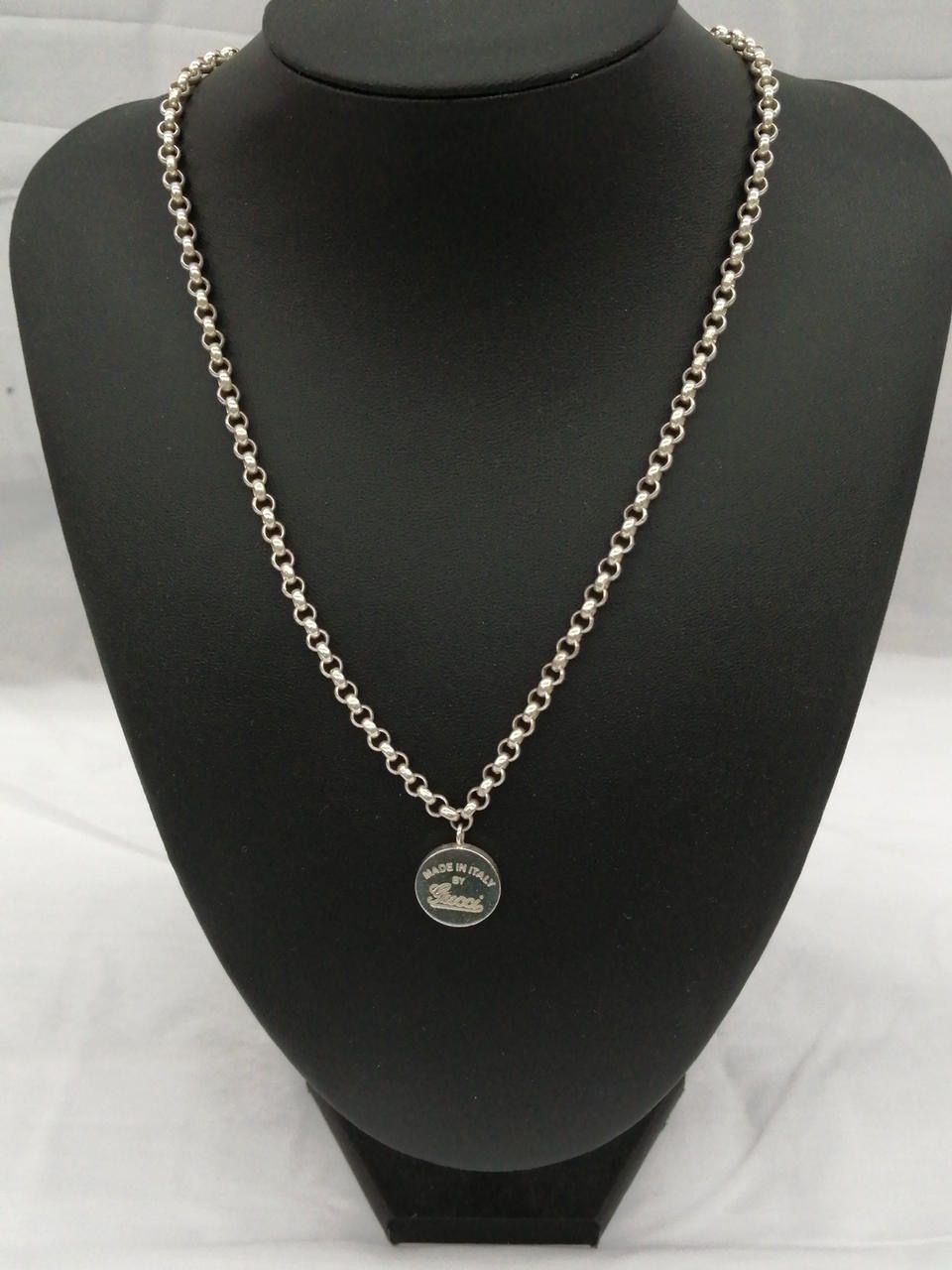 GUCCI Trademark Necklace "Silver"