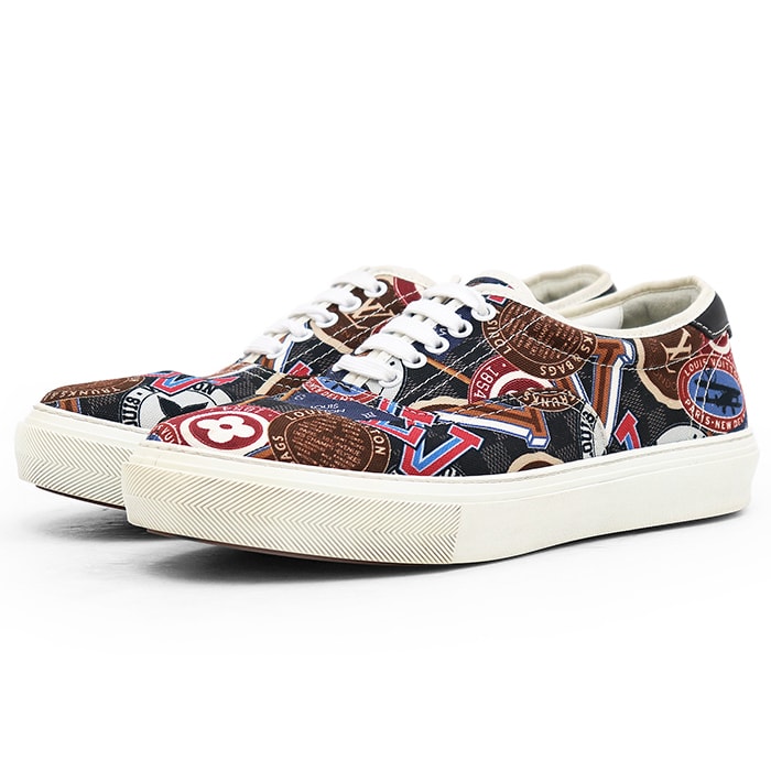 LOUIS VUITTON ルイ・ヴィトン スニーカー トロカデロ・ライン キャンバス x レザー サイズ 7 メンズ LV モノグラム ロゴ プリント レースアップ ローカット  シューズ 靴 マルチカラー イタリア製