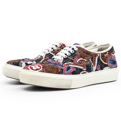 LOUIS VUITTON ルイ・ヴィトン スニーカー トロカデロ・ライン キャンバス x レザー サイズ 7 メンズ LV モノグラム ロゴ プリント レースアップ ローカット シューズ 靴 マルチカラー イタリア製