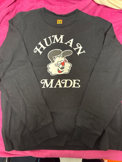 HUMAN MADE GDC White Day L/S T-shirt "Black" / VERDY