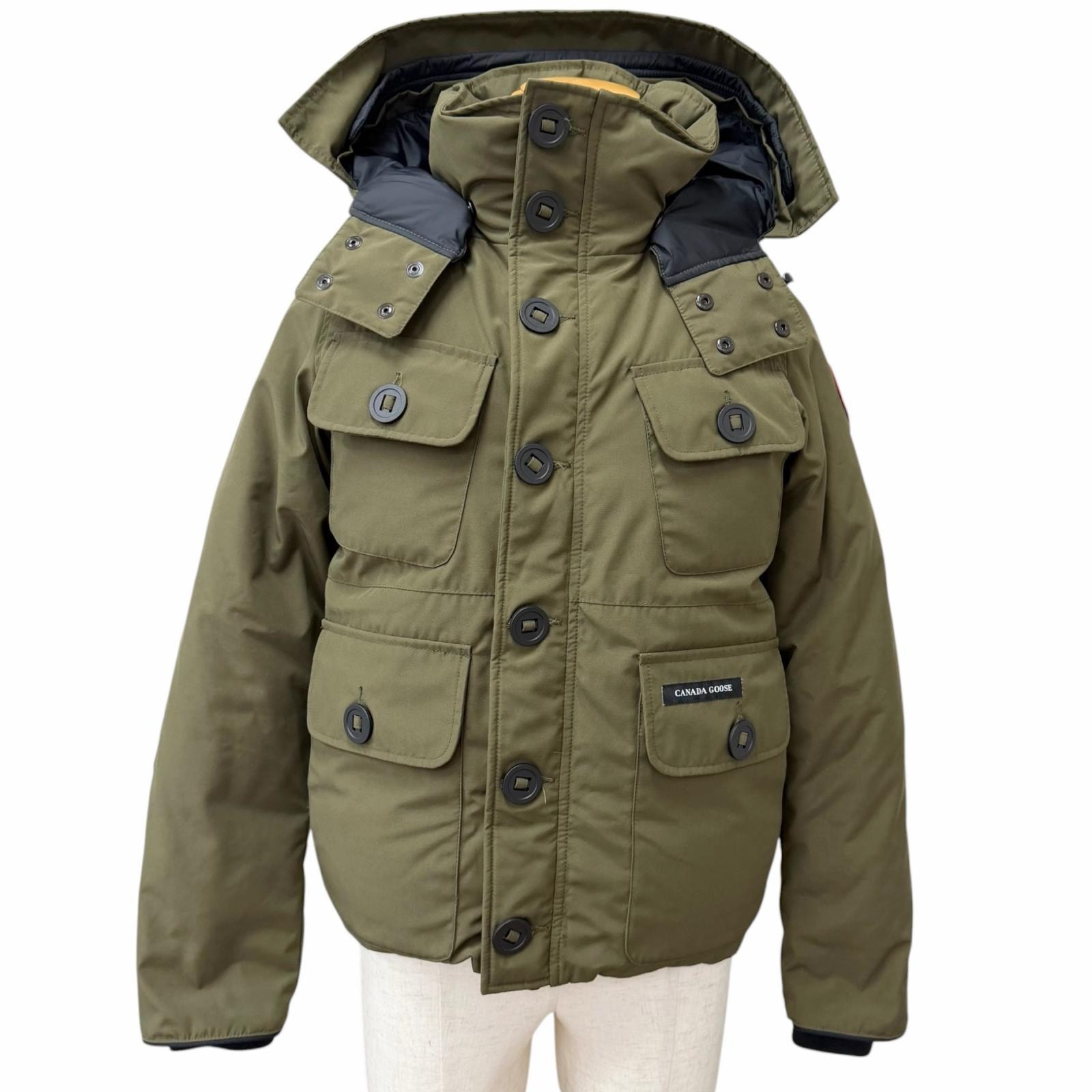 美品 カナダグース ダウンジャケット Russel Parka グリーン