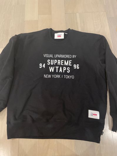 Supreme / WTAPS Crewneck "Black" 21274SPD-CSM03S
