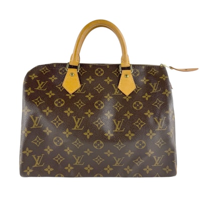 ルイ ヴィトン LOUIS VUITTON ハンドバッグ モノグラム スピーディ30 モノグラムキャンバス ブラウン レディース M41526【中古】 z9538