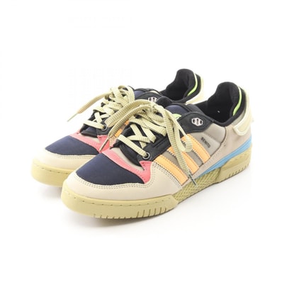 アディダス adidas adidas × Bad Bunny Forum Powerphase スニーカー 靴 レザー ファブリック メンズ ベージュ系 / マルチカラー GZ2009 【中古】