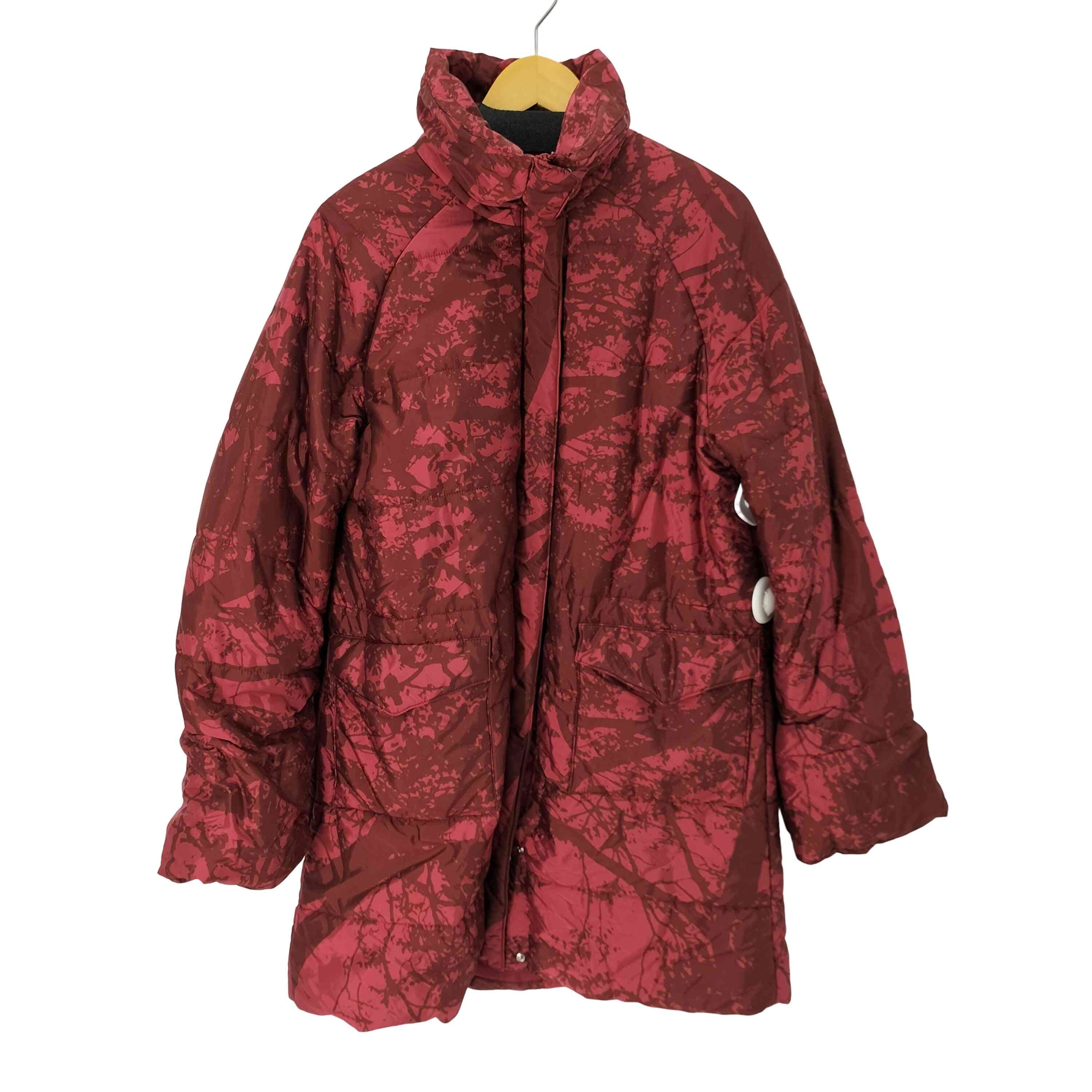 総柄 中綿 ロングコート【1138940840239】