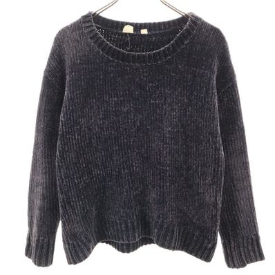 GAP ギャップ 長袖 ベロア セーター XS グレー系 ニット