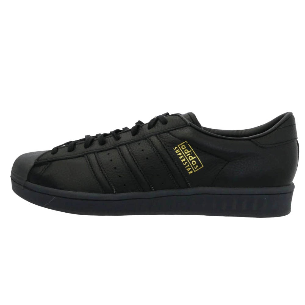 adidas アディダス KJ6883 × BILLY'S SUPERSTAR VINTAGE ビリーズ スーパースター ヴィンテージ ローカット スニーカー ブラック系 30cm【新古品】【未使用】【中古】