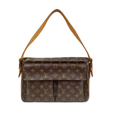 ルイヴィトン ヴィバシテGM モノグラム ショルダーバッグ モノグラムキャンバス M51163 ブラウン レディース LOUIS VUITTON 中古