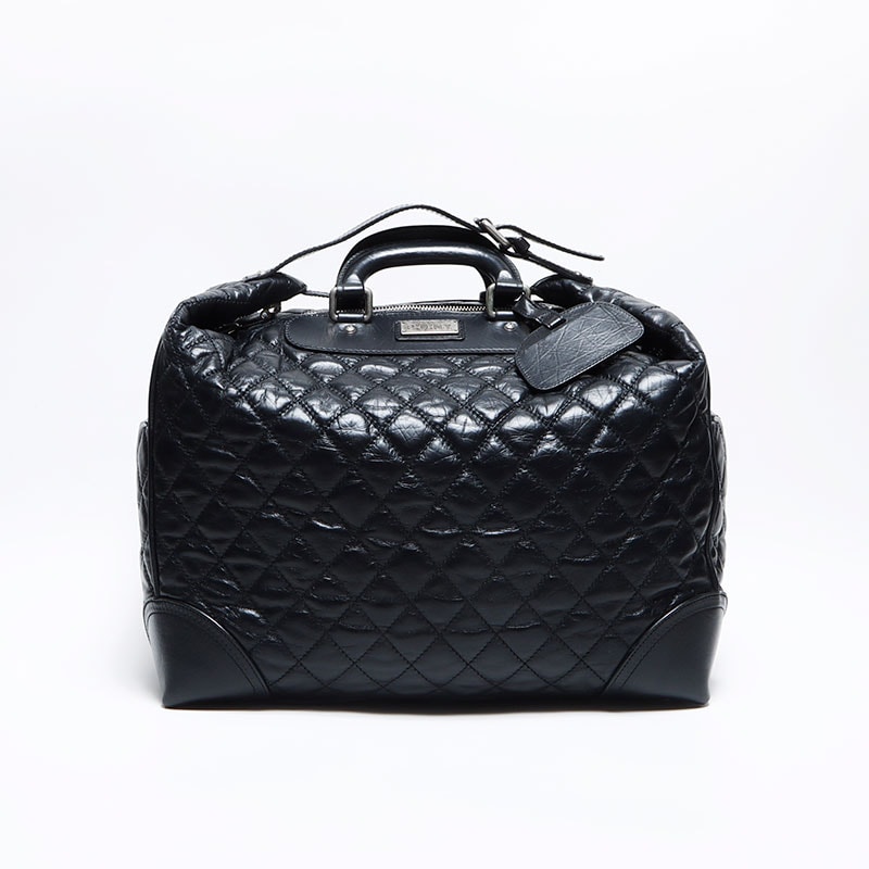 シャネル CHANEL パリニューヨークライン レザー 鍵 ネームタグ カバー付き ボストンバッグ【中古】