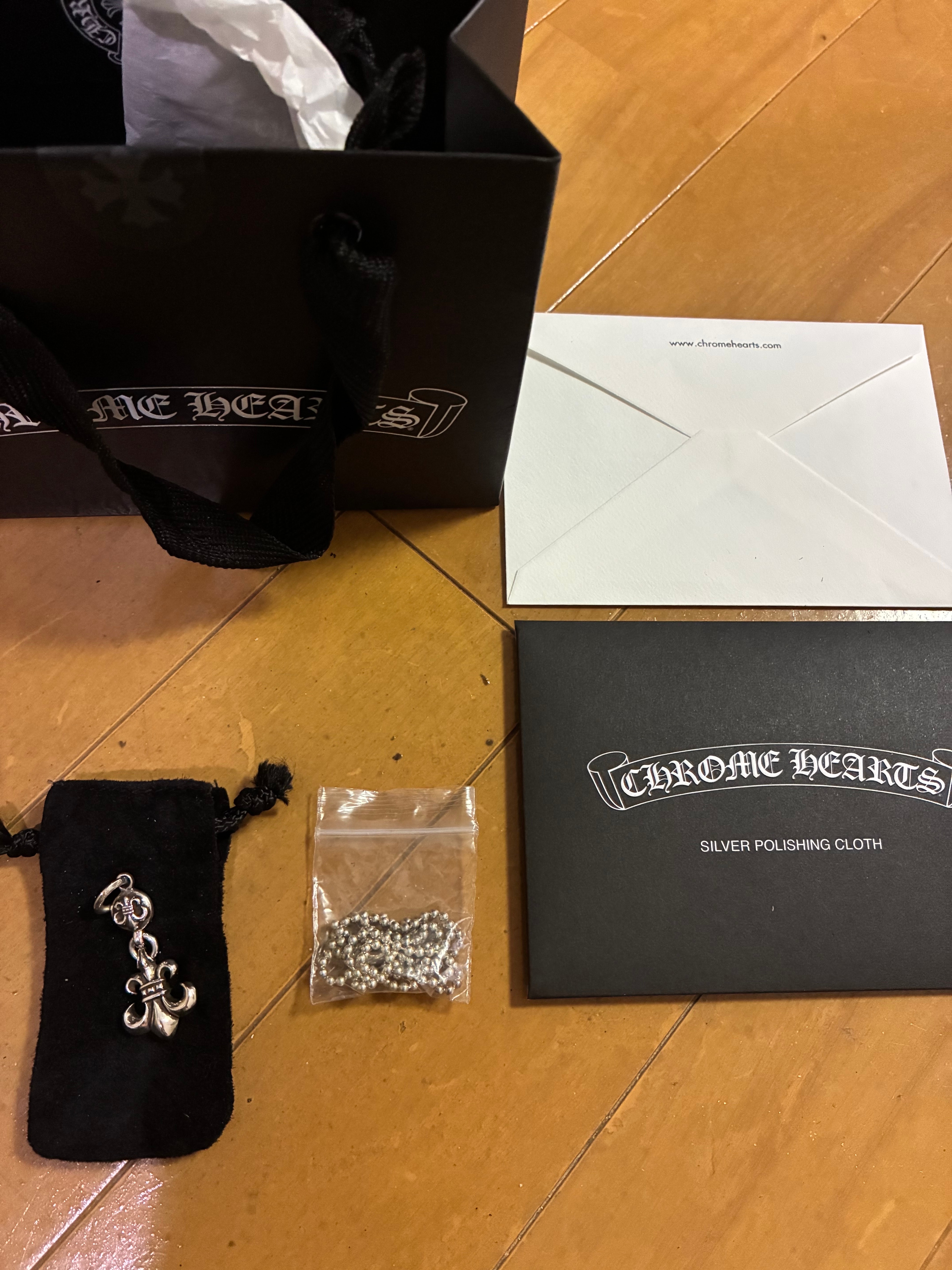 Chrome Hearts 1 Ball BS Flare Charm "Silver"